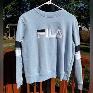 FILA Baby Blue Crewneck Sweater